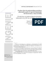 Production of Galactooligosaccharides. A Review