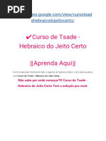 Curso de Tsade - Hebraico do Jeito Certo