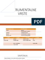 Instrumentalne Vrste