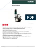 MAG 50 600636500 Taladradora Electromagn Tica Espagnol PDF