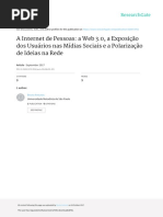 A Internet de Pessoas a Web 30 a Exposicao Dos Usu