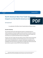 North America's New Free Trade Agreement: Impacts On The North American Auto Sector