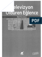 7582 Televizyon Öldüren Eğlence Neil Postman Osman Akinhay 1990 209s