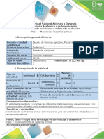 Guia de actividades y rubrica de evaluación - Paso 1 - Reconocimiento previos