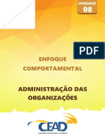 Administração Das Organizações - Unidade08 PDF