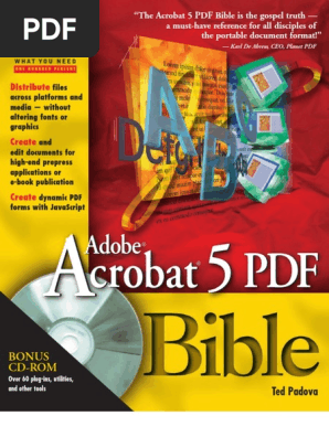 Padova T Adobe Acrobat 5 Pdf Bible 01 Pdf World Wide Web Internet Web