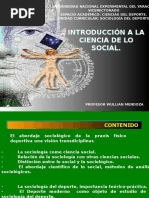 La Sociologia Como Ciencia