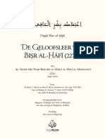 De Geloofsleer Van Bishr Al-Hafi (AR-NL) - Al-Imam Bishr Ibn Al-Harith Al-Hafi (227H)