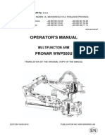 Operator'S Manual: Pronar Wwp500U