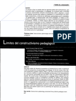 Límites Del Constructivismo Pedagógico PDF