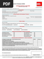 HDFC ERGO General Insurance Company Limited: Hospitalization Claim Form