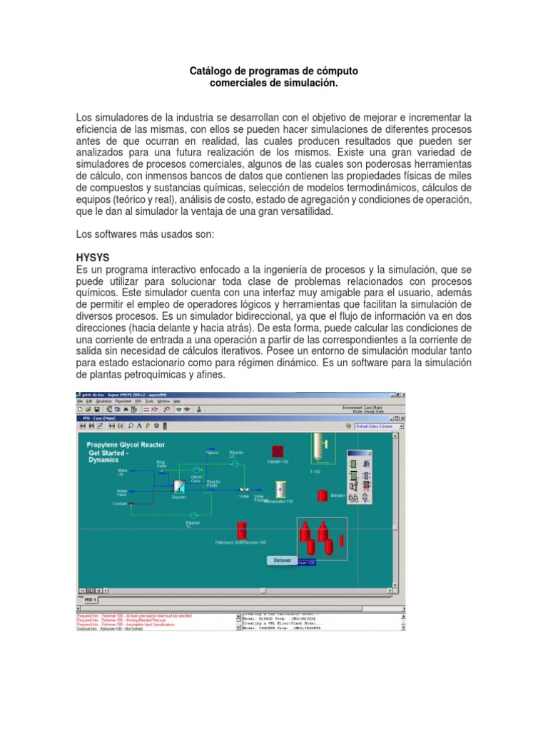 Catálogo de Simuladores Industriales | PDF | Informática | Fabricación ...
