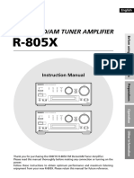 FM Stereo/Am Tuner Amplifier: Instruction Manual