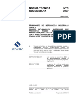 NTC 3967 Transporte Mercancías Peligrosas Clase 4 PDF