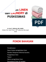 PP. Pengelolaan Linen Di Puskesmas