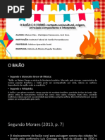 o Baião e o Forró - Slide