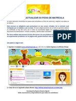 Pasos para Actualizar La Ficha de Matricula