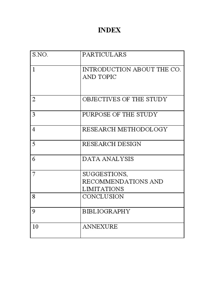 Company Study Research Overview | PDF | Science & Mathematics