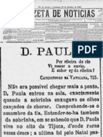 Dona Paula No Gazeta de Notícias