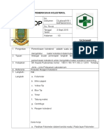 8.1.2.2.7 SOP - LAB-10 Pemeriksaan Kolesterol