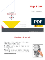 Triage - Live Data Forensics
