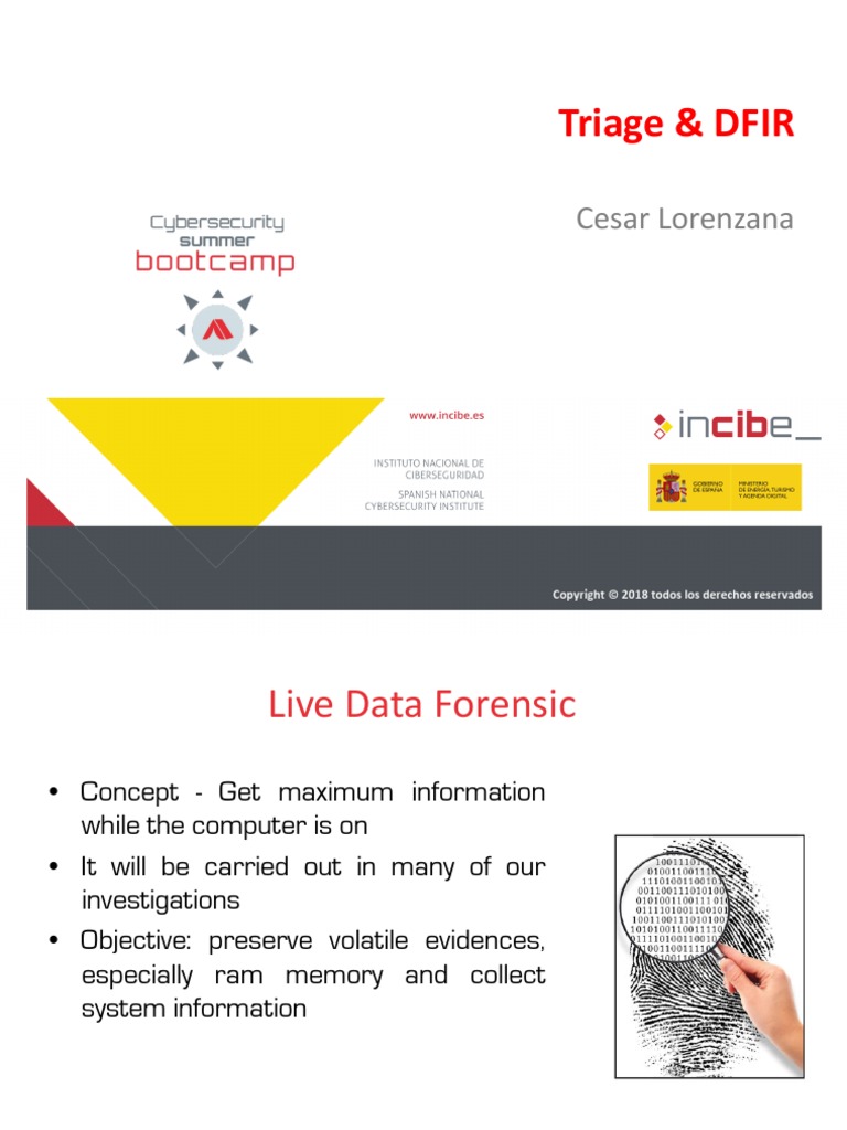 Triage - Live Data Forensics | PDF | Random Access Memory | System Software