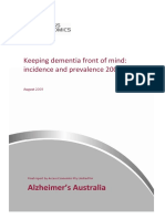 Access Economics - 2009 - Keeping Dementia Front of Mind Incidence and Prevalence 2009-2050. Final Report by Access Economics Pty Limite PDF