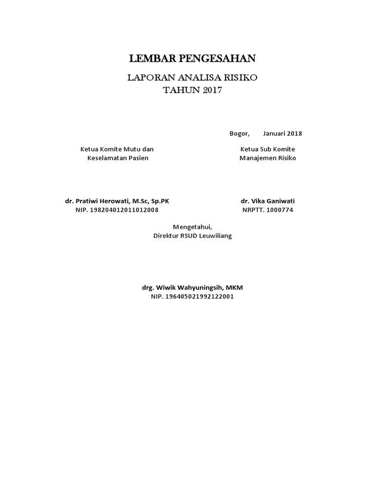 Lembar Pengesahan Fix | PDF