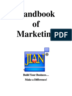 Handbook of Marketing | PDF | Sales | Marketing
