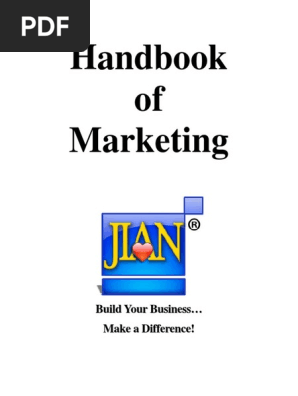 Handbook of Marketing | PDF | Sales | Marketing