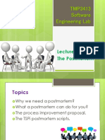 TMP3413 Software Engineering Lab: The Postmortem