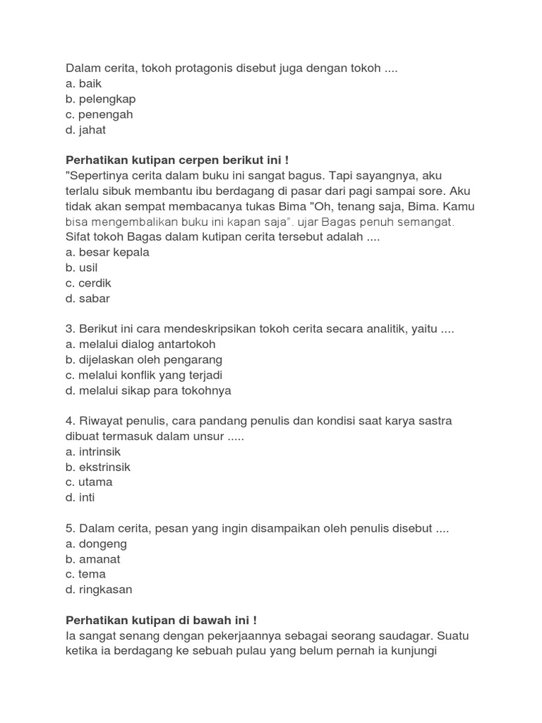 Unsur Intrinsik Dan Ekstrinsik Cerita Rakyat Lutung