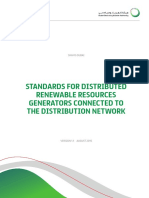 DEWA Standards for Distributed Renewable Resources Generators