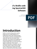 Design of a Braille Code Stamp Using SpectraCAD Software