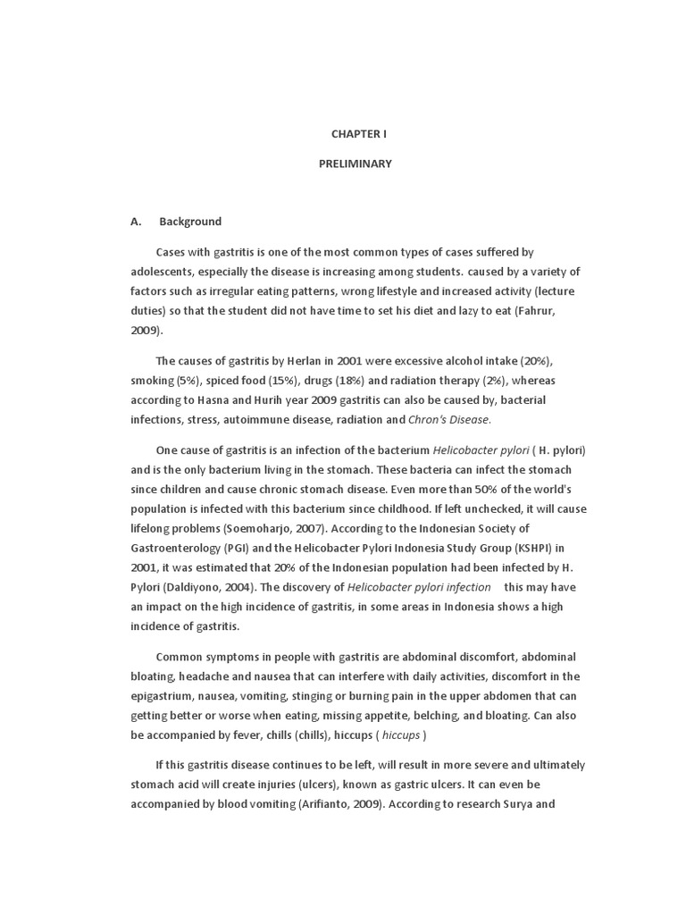 Askep Gastritis Papers Stomach Nonsteroidal Anti Inflammatory Drug