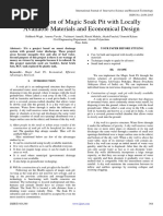 Construction of Magic Soak Pit with Locally Available Materials and Economical Design