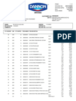 Invoice: The Dannon Company