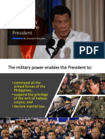 PA206 Military Power of The President