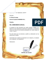 Carta de Nombramiento Poleras