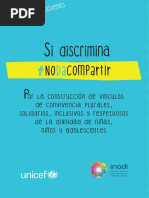 Si Discrimina No Da Compartir