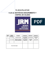 PL-GCLD-PLA-GT-001. Plan de Gestión de Aseguramiento y Control de Calidad