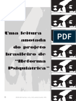 Uma Leitura Anotada Do Projeto Brasileiro de "Reforma Psiquiátrica"