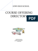 Course Offering Directory Updated 2