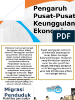 Pengaruh Pusat-Pusat Keunggulan Ekonomi