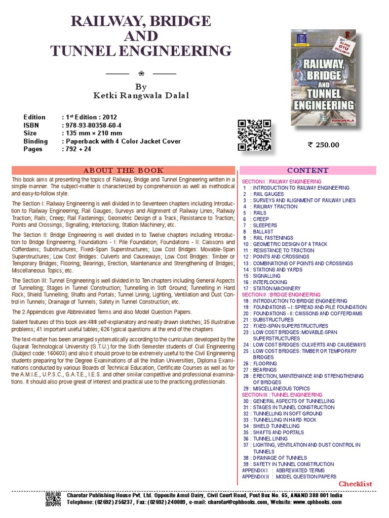 Railway, Bridge & Tunnel Engineering Guide | PDF | Deep Foundation ...