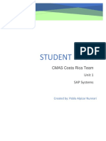 Student Book: CMAS Costa Rica Team Unit 1 SAP Systems