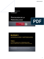 Tema 1 Personalidad - 2019 PDF