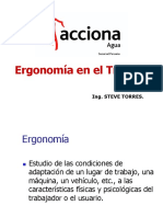 Ergonomía en El Trabajo 