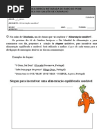 slogan alimentação saudável