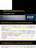 Direito Administrativo I - Administração Pública II